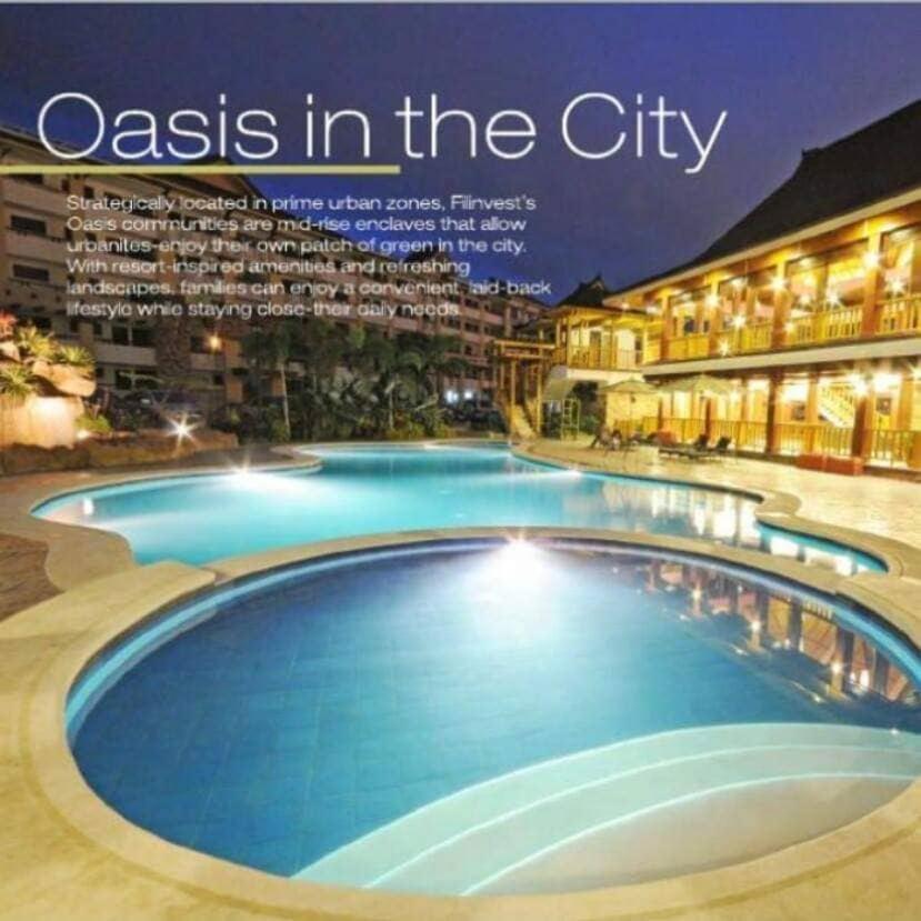 ダバオ　シティ One Oasis A10 3Mins Walk Sm Mall,Free Pool - Wifiアパートホテル エクステリア 写真